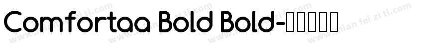 Comfortaa Bold Bold字体转换